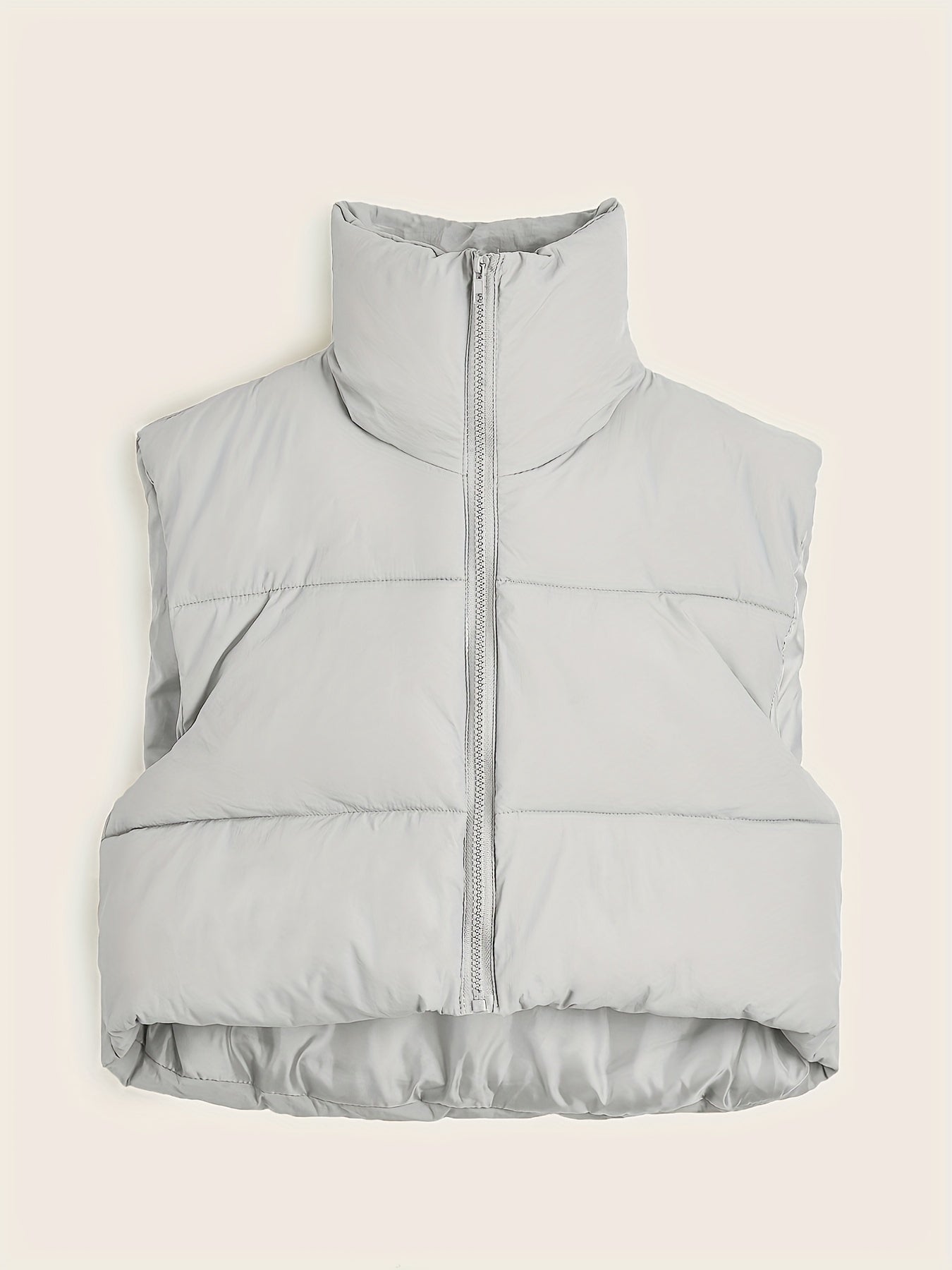 Women'S Sleeveless Vest - Vibrant Pink Slim-Fit Alternative Coat with Drawstring Hood, Zipper Front & Pockets for Fall/Winter Casual Wear, Casual Winter Wear | High Neckline Vest | Zippered Jacket