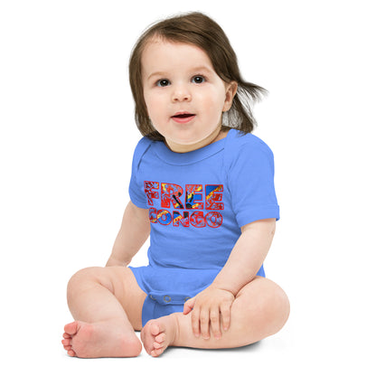 FREE CONGO Baby short sleeve one piece