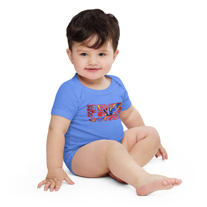FREE CONGO Baby short sleeve one piece