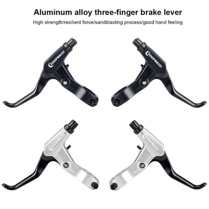 Ultra Light Mountain Bike Brake Handle - V Brake/Disc Brake, Aluminum Alloy Hydraulic Disc Brake for Smooth Stopping Power