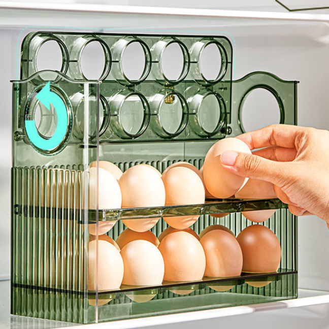 Flip-Top Egg Organizer