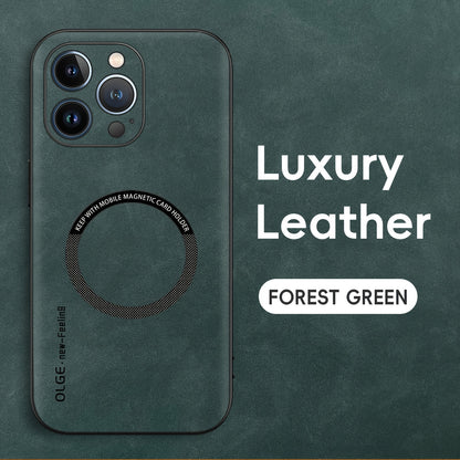 Yamba Artificial Leather Magnetic Phone Case Suitable For IPhone 15promax/15pro/15plus/15/14pro/13pro/13/12 Protective Case