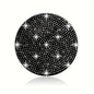 1pc Bling Car Cup Holder Coaster, 2.75 Inch Anti-Slip Shockproof, Full Rhinestone Design, Universal Fit Most Cars