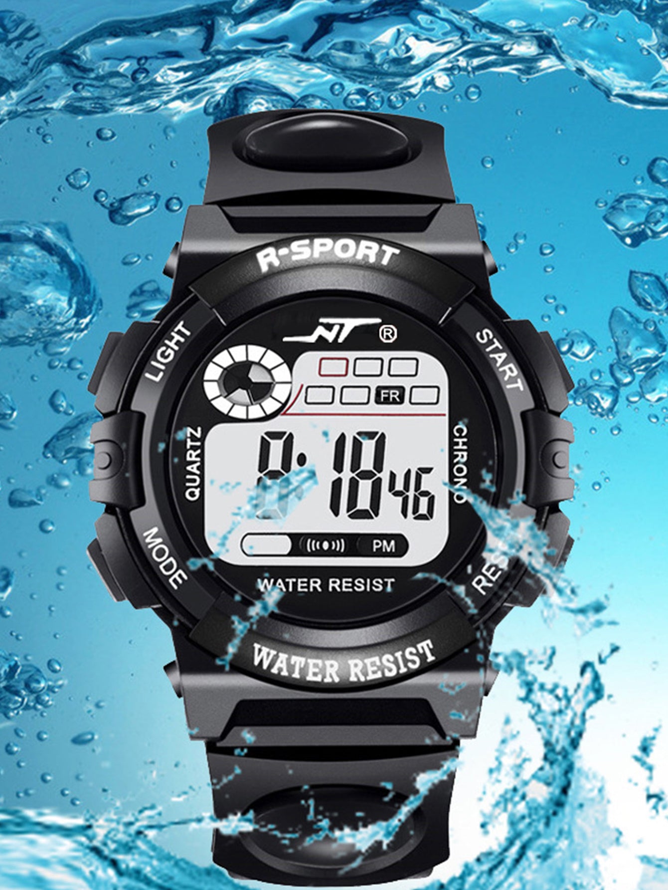 Vibrant Youth Watch - Luminous Digital Timepiece with Multifunctional Features for Middle School Students, Boys, and Girls, High School, Casual Wear, Water-Resistant, and Easy-to-Read Display
