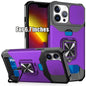 Heavy-Duty Shockproof Phone Case with a Metal Stand And Card Slot, Compatible with for iphone 17 Pro Max, 16 Pro Max, 15 Pro Max, And 14 Pro Max.