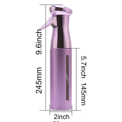[Automatic Spray Bottle] 1pcs Automatic High-pressure 300ml Electroplating Continuous Spray Bottle | Hairdressing Alcohol Disinfection Spray Bottle