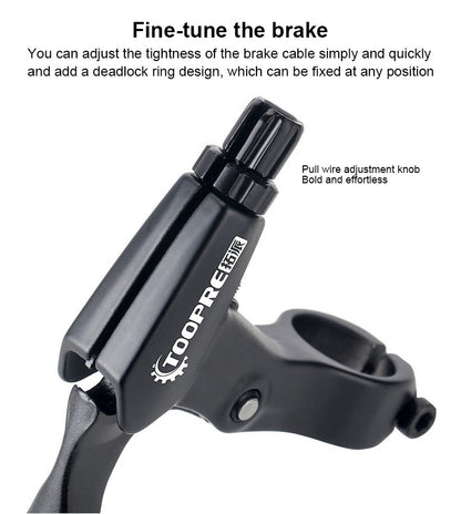 Ultra Light Mountain Bike Brake Handle - V Brake/Disc Brake, Aluminum Alloy Hydraulic Disc Brake for Smooth Stopping Power