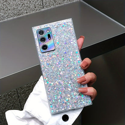 Luxury Bling Glitter Sequins Phone Case For Samsung S23 Ultra S23 Plus S22 Ultra S21 S20 FE S10 Plus Shine Silicone Soft Shockproof Protective Bumper Cover