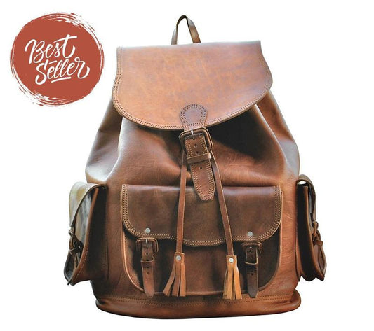 Desoto Large Multi-Purpose Leather Backpack