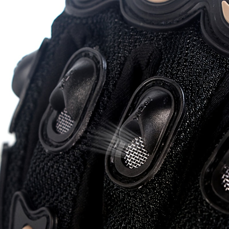 Suitable For Motorcycles, Road Bikes, Off-road Motorcycles, Spring, Summer, Autumn, And Winter Unisex Finger Touch Screen Gloves For Men And Women, Breathable Cycling Gloves, Motorcycle Gloves, Bicycle Gloves.