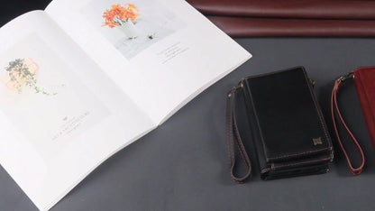 Wallet Zipper Magnetic Handbag Phone Case For IPhone 11 12 13 14 15 Pro Plus ProMax