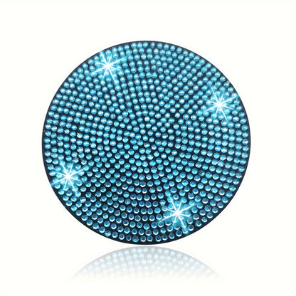 1pc Bling Car Cup Holder Coaster, 2.75 Inch Anti-Slip Shockproof, Full Rhinestone Design, Universal Fit Most Cars