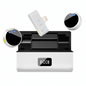 Sleek Wireless Lapel Mic with Charger