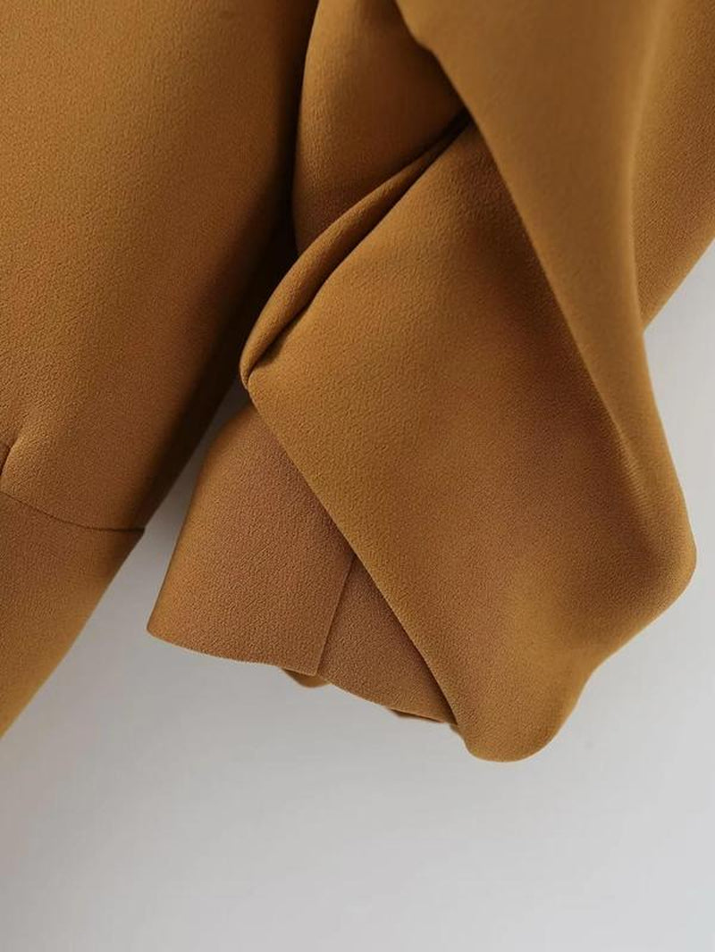 Women'S Solid Long Sleeve Shawl Collar Blazer, Elegant Formal Blazer for Work Office Business, Ladies 2024 Fall Clothes, Womenswear