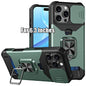Heavy-Duty Shockproof Phone Case with a Metal Stand And Card Slot, Compatible with for iphone 17 Pro Max, 16 Pro Max, 15 Pro Max, And 14 Pro Max.