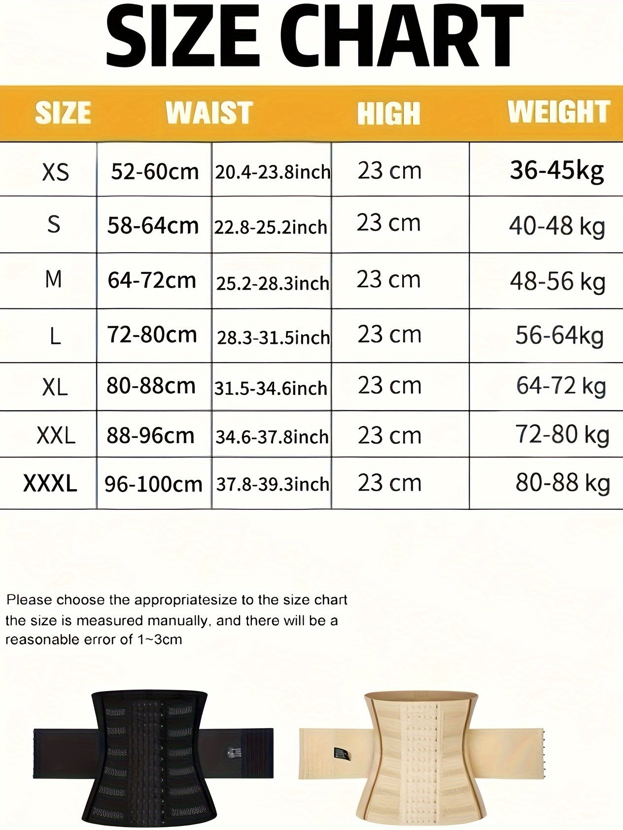 1pc Breathable Polyester Waist Cincher for Women - Medium Control Posture Improvement Shapewear with Adjustable Closure, Knit Fabric Weave, Hand Washable - 1pc