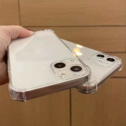 Universal Transparent TPU Material Phone Case For IPhone 15/14/13/12/11/XS/XR/X/8/7/S/Mini/Plus/Pro Max/SE