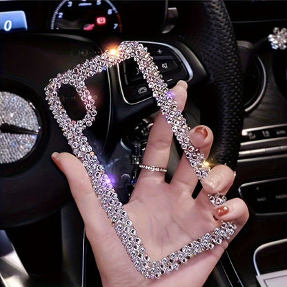 Phone Case - Fashionable Luxury Diamond-Encrusted Transparent Phone Case Suitable for Iphone 17 Pro Max/16 Plus/Xr/7G, Designed to Prevent Drops.