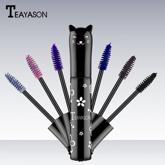 [Event Makeup Eyelash] TEAYSON Waterproof Mascara - Long-Lasting, Smudge-Resistant, Non-Blocking | All-Day Definition | Lightweight for Everyday & Special Events | Elegant Packaging