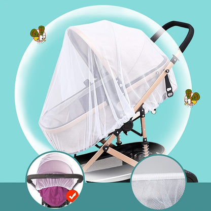 Portable Mosquito Net Suitable for Strollers, Bassinets & Cradles - Breathable Baby Bug Proof Net for Travel, Durable & Machine-Washable Mosquito Net for Stroller, Playard, Pack N Play, for stroller Mosquito Net (for stroller