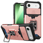 Heavy-Duty Shockproof Phone Case with a Metal Stand And Card Slot, Compatible with for iphone 17 Pro Max, 16 Pro Max, 15 Pro Max, And 14 Pro Max.