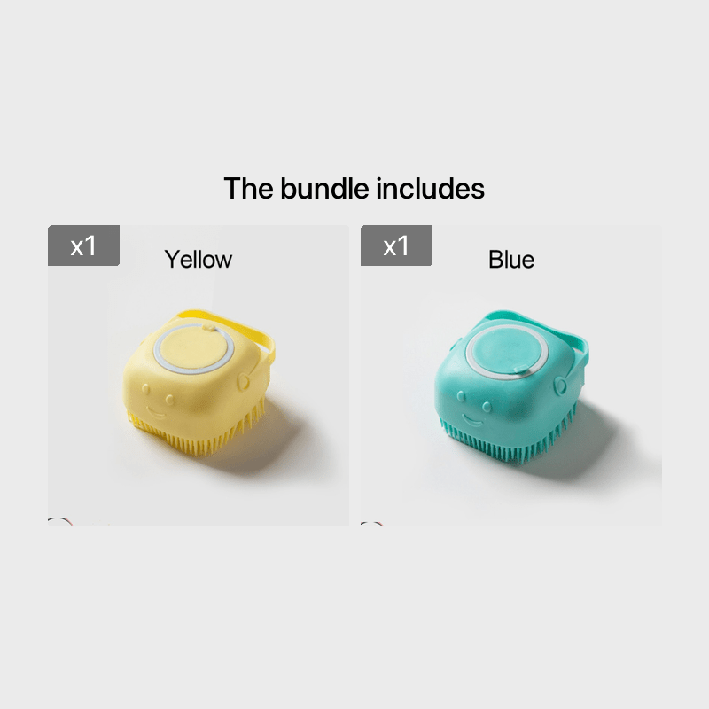 Soft Dog Brush Pet Shampoo Massager Bath Bathroom Puppycat Washing Grooming Shower Brush