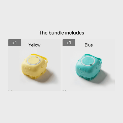 Soft Dog Brush Pet Shampoo Massager Bath Bathroom Puppycat Washing Grooming Shower Brush