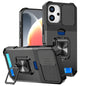 Heavy-Duty Shockproof Phone Case with a Metal Stand And Card Slot, Compatible with for iphone 17 Pro Max, 16 Pro Max, 15 Pro Max, And 14 Pro Max.