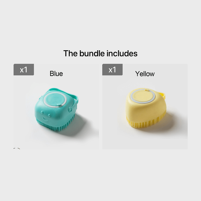 Soft Dog Brush Pet Shampoo Massager Bath Bathroom Puppycat Washing Grooming Shower Brush