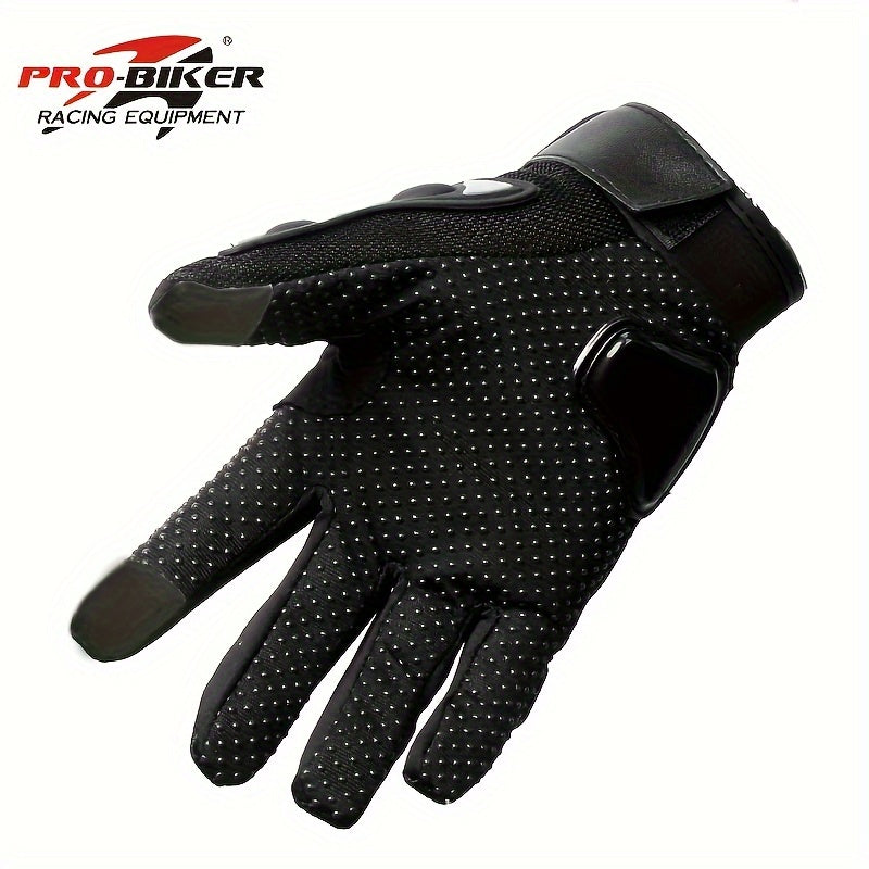 Suitable For Motorcycles, Road Bikes, Off-road Motorcycles, Spring, Summer, Autumn, And Winter Unisex Finger Touch Screen Gloves For Men And Women, Breathable Cycling Gloves, Motorcycle Gloves, Bicycle Gloves.
