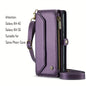 New Wallet Phone Case Wrist Shoulder Strap Lanyard Flip Magnetic Clasp Card Holder Kickstand Women Small Crossbody Handbag For Samsung Galaxy Note10+ 20 S24 S23 S22 S21 S20 S10 Plus Ultra FE Coin Purse A01 A04 A12 A13 A14 A22