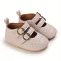 Baby Girl Shoes Mary Jane Flats Soft Sole Non-slip Hook And Loop Fastener Princess Shoes Toddler Shoes