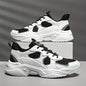 Men's Fashion Platform Sneakers - Casual Athletic Dad Shoes, Height-Increasing Breathable Mesh, Anti-Slip EVA Sole, Suitable for Running and Outdoor Activities, Thick-Soled Walking Shoes