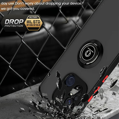 Shockproof Case For Xiaomi For Redmi 13C 12C 12 4G 12 5G Back Phone Case Cover With Car Holder
