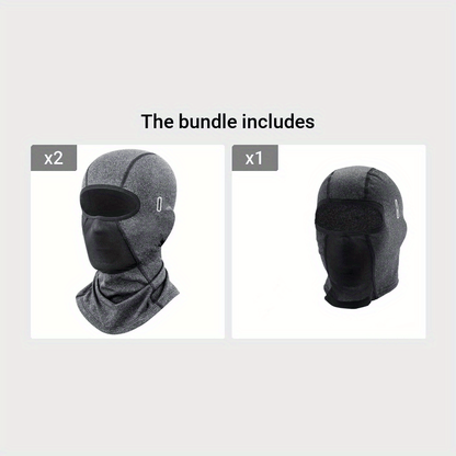 Breathable & Warm Motorcycle Riding Neck Gaiter - Adjustable Ear Loops, Full Face Coverage for Winter, Skiing, And Street Bikes, Skiing Accessory, Sleek Design, Flexible Fit