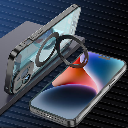 Full Body 360 Protector Cover Front+Back Phone Case For Iphone 12/12 Pro/12 Promax/13/13 Pro/13 ProMax/14/14 Plus/14Pro/14 ProMax/15 Pro/15/15 Plus/15 ProMax, With Lens Protection, Screen Protection And Stand, With Magnetic,