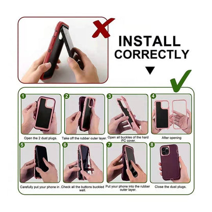 Durable Shockproof Protection With A Matte Transparent Phone Case For IPhone 6/7/8/SE2/SE3/11/12/13/14/15 Pro