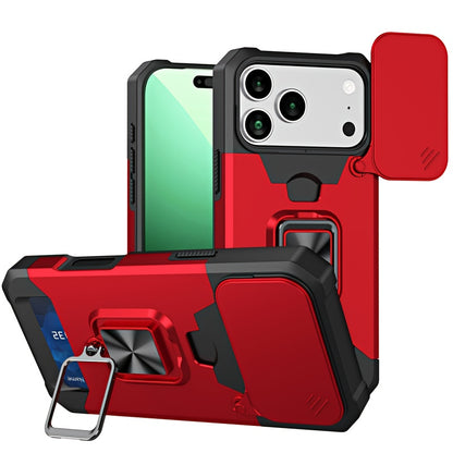 Heavy-Duty Shockproof Phone Case with a Metal Stand And Card Slot, Compatible with for iphone 17 Pro Max, 16 Pro Max, 15 Pro Max, And 14 Pro Max.