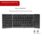 Compact Bluetooth Foldable Keyboard with Touchpad