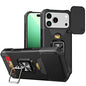 Heavy-Duty Shockproof Phone Case with a Metal Stand And Card Slot, Compatible with for iphone 17 Pro Max, 16 Pro Max, 15 Pro Max, And 14 Pro Max.