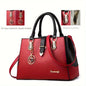 Women's Letter Detail Shoulder Bag, Elegant Double Handle Purse, Simple Large Handbag For Work